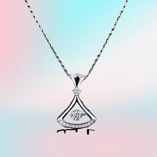 Gift Luxury Platinum Pendants Moissanite Diamond Spiritual Necklace for Women Skirt Beating Heart Collarbone Chain Wedding Jewel
Gift Luxury Platinum Pendants Moissanite Diamond Spiritual Necklace for Women Skirt Beating Heart Collarbone Chain Wedding Jewel