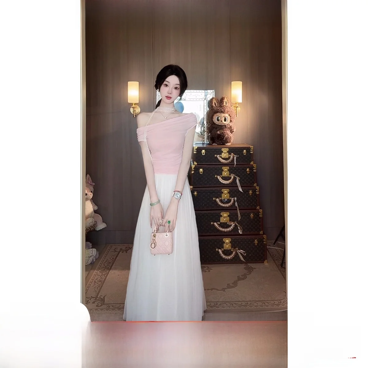 Syqiao Spring Summer New Style White Fairy Tale Half Skirt A-Line Long Net Gown Women's High Waist Princess Style Polyester N...
Syqiao Spring Summer New Style White Fairy Tale Half Skirt A-Line Long Net Gown Women's High Waist Princess Style Polyester N...
