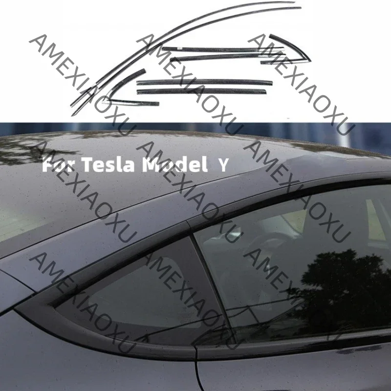 Декоративные накладки на окна и двери из нержавеющей стали для Tesla Model Y и Model 3 (2017-2022)
Декоративные накладки на окна и двери из нержавеющей стали для Tesla Model Y и Model 3 (2017-2022)