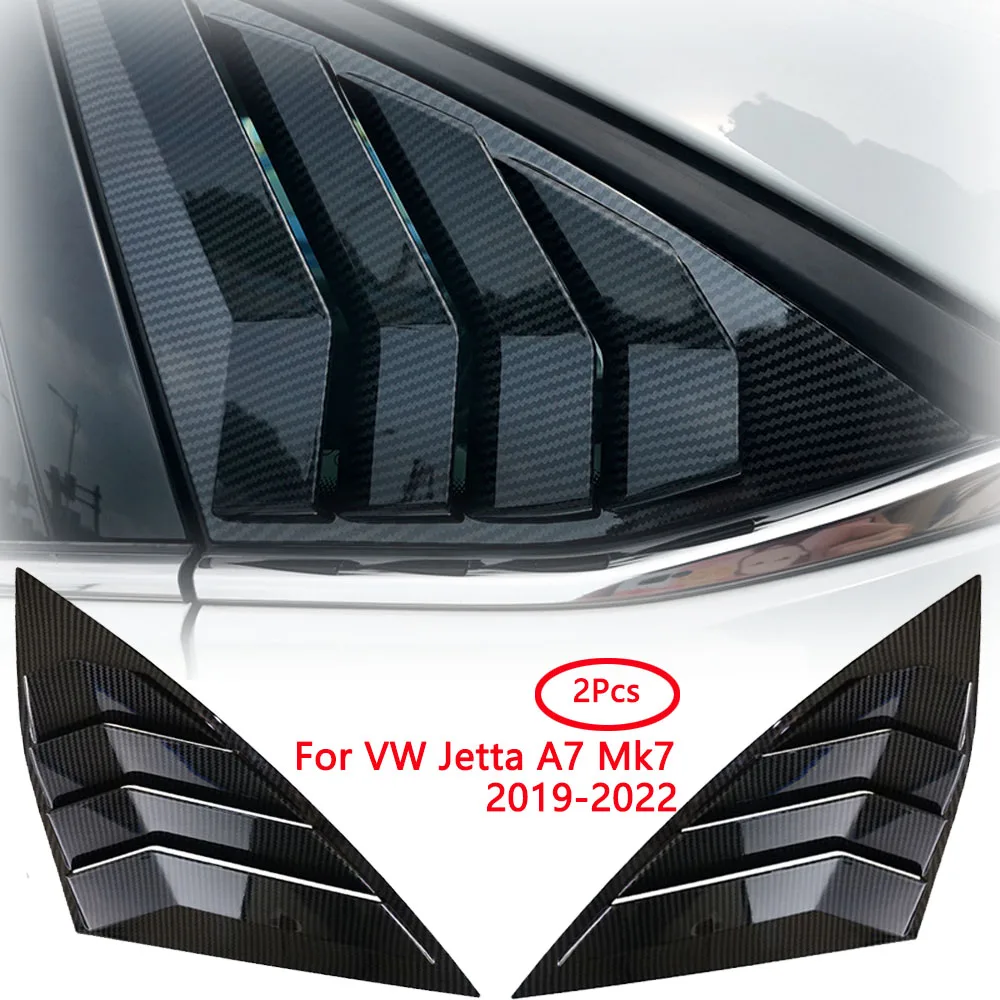 2Pcs Rear Side Window Louver Shutter Cover Trim for VW Volkswagen Jetta A7 Mk7 2019-2021 Auto Accessories
2Pcs Rear Side Window Louver Shutter Cover Trim for VW Volkswagen Jetta A7 Mk7 2019-2021 Auto Accessories
