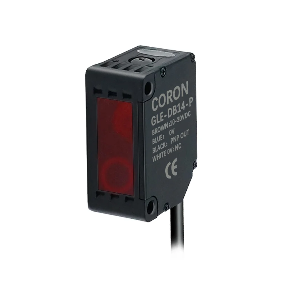 GLE-DB14-P 1m Laser Sensor Visible Red Light Emitting Diode PNP Output Diffuse Reflection Type Background Suppression Long Range
GLE-DB14-P 1m Laser Sensor Visible Red Light Emitting Diode PNP Output Diffuse Reflection Type Background Suppression Long Range
