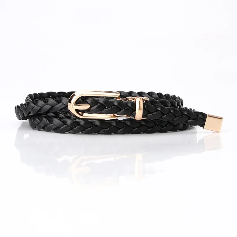 Fashion Thin PU Leather Strap Waistbands Woven Pin Buckle Belt Jeans Belt PU Belt Dress Fine Belt for Women
Fashion Thin PU Leather Strap Waistbands Woven Pin Buckle Belt Jeans Belt PU Belt Dress Fine Belt for Women