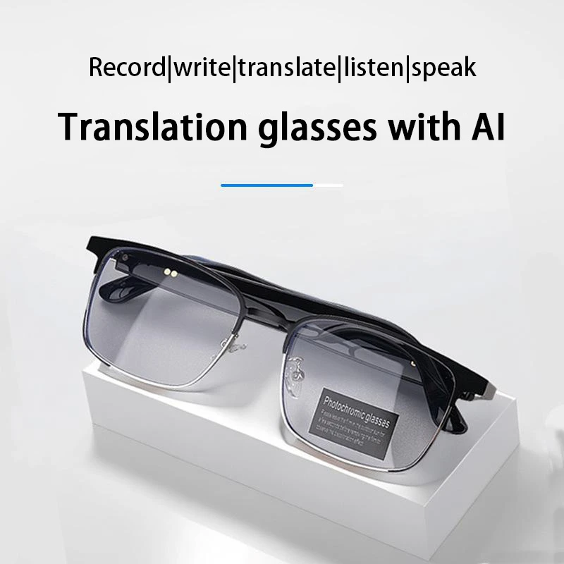 HY-G9 Smart Glasses AI Intelligent Translation 144Languages Real-time Wireless Bluetooth Headset For Simultaneous Interpretation
HY-G9 Smart Glasses AI Intelligent Translation 144Languages Real-time Wireless Bluetooth Headset For Simultaneous Interpretation