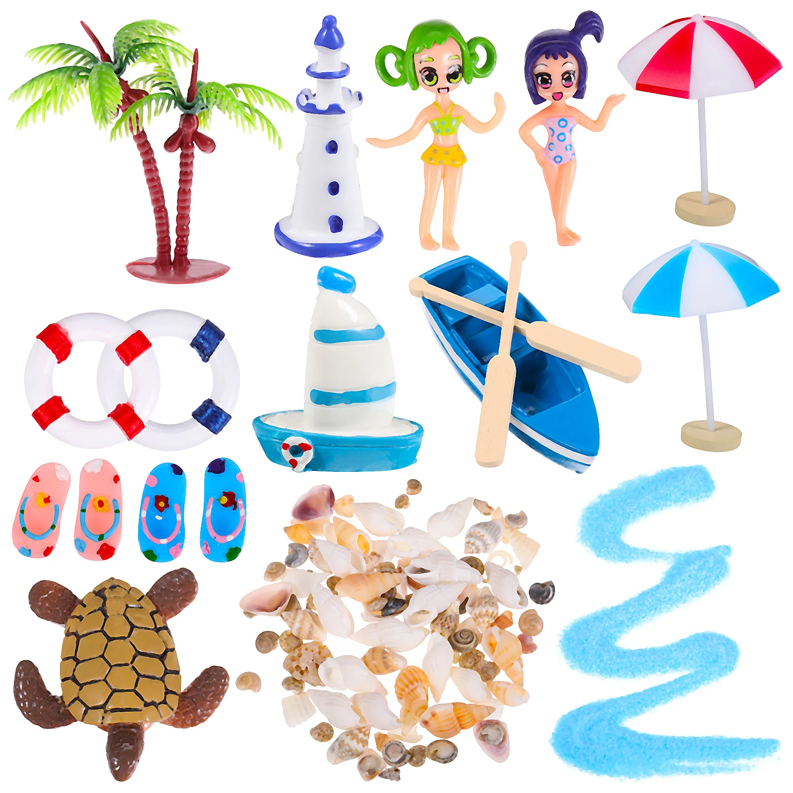 11 Pcs Beach Decoration Sand Miniature Garden Accessories Palm Tree Decor Tiny House Items Plastic Safe Realistic Mini Boat
11 Pcs Beach Decoration Sand Miniature Garden Accessories Palm Tree Decor Tiny House Items Plastic Safe Realistic Mini Boat