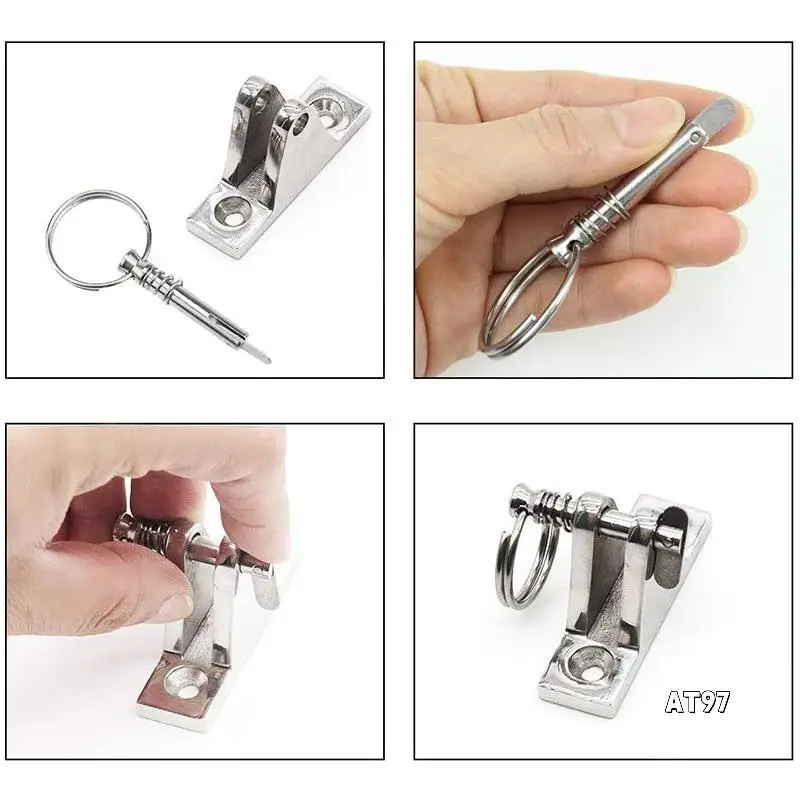 6 шт. быстроразъемный штифт для лодки, бимини, верхние штифты диаметром 1/4 дюйма с камерой и пружиной, морское оборудование с тянущим кольцом
6 шт. быстроразъемный штифт для лодки, бимини, верхние штифты диаметром 1/4 дюйма с камерой и пружиной, морское оборудование с тянущим кольцом