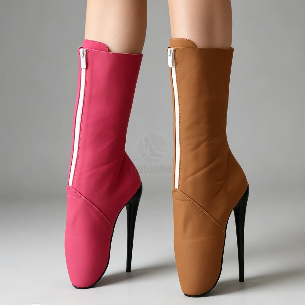 7 Inch High Heel Fetish Ballet Cosplay Unisex Size Mid-Calf Sexy Boots
7 Inch High Heel Fetish Ballet Cosplay Unisex Size Mid-Calf Sexy Boots