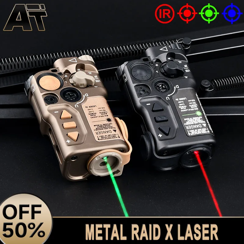 WADSN Tactical RAID X Red/Green/Blue Dot Laser Softair IR Spotlight Metal Zeroing Indicator Airsoft Strobe Hunting Weapon Laser
WADSN Tactical RAID X Red/Green/Blue Dot Laser Softair IR Spotlight Metal Zeroing Indicator Airsoft Strobe Hunting Weapon Laser