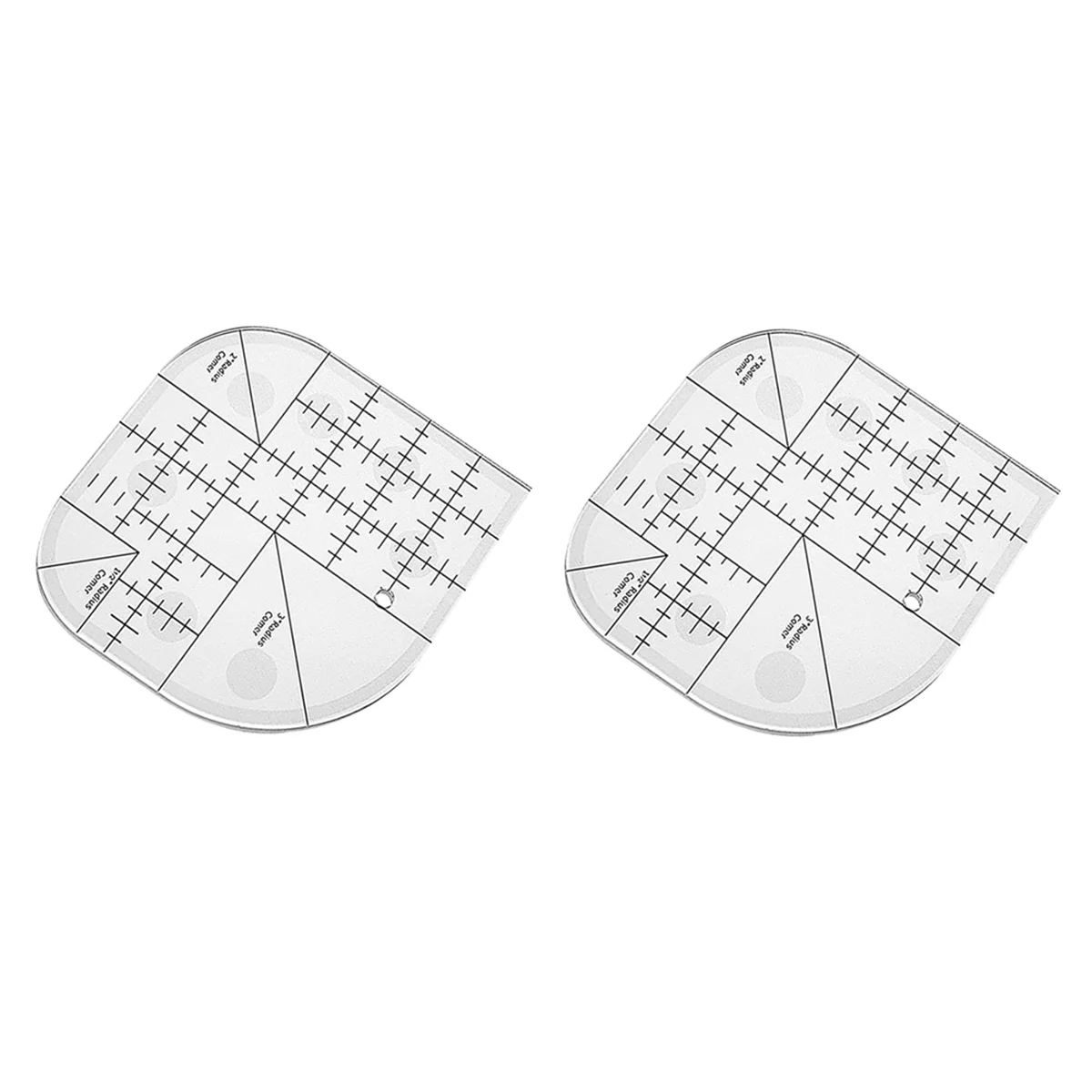 Multifunctional Angle Cutting Ruler Acrylic Anti-Slip Seam Ruler Round Edge Template Ruler DIY Sewing Patchwork Ruler
Multifunctional Angle Cutting Ruler Acrylic Anti-Slip Seam Ruler Round Edge Template Ruler DIY Sewing Patchwork Ruler