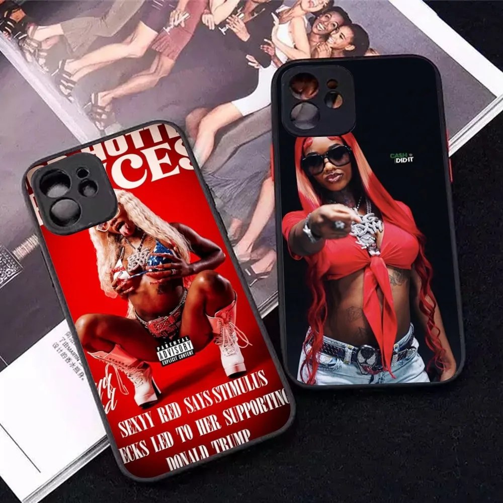 Rapper S-Sexyy Red Phone Case For IPhone 14 11 12 13 Mini Pro Max 8 7 Plus X XR XS MAX Translucent Matte Cover
Rapper S-Sexyy Red Phone Case For IPhone 14 11 12 13 Mini Pro Max 8 7 Plus X XR XS MAX Translucent Matte Cover