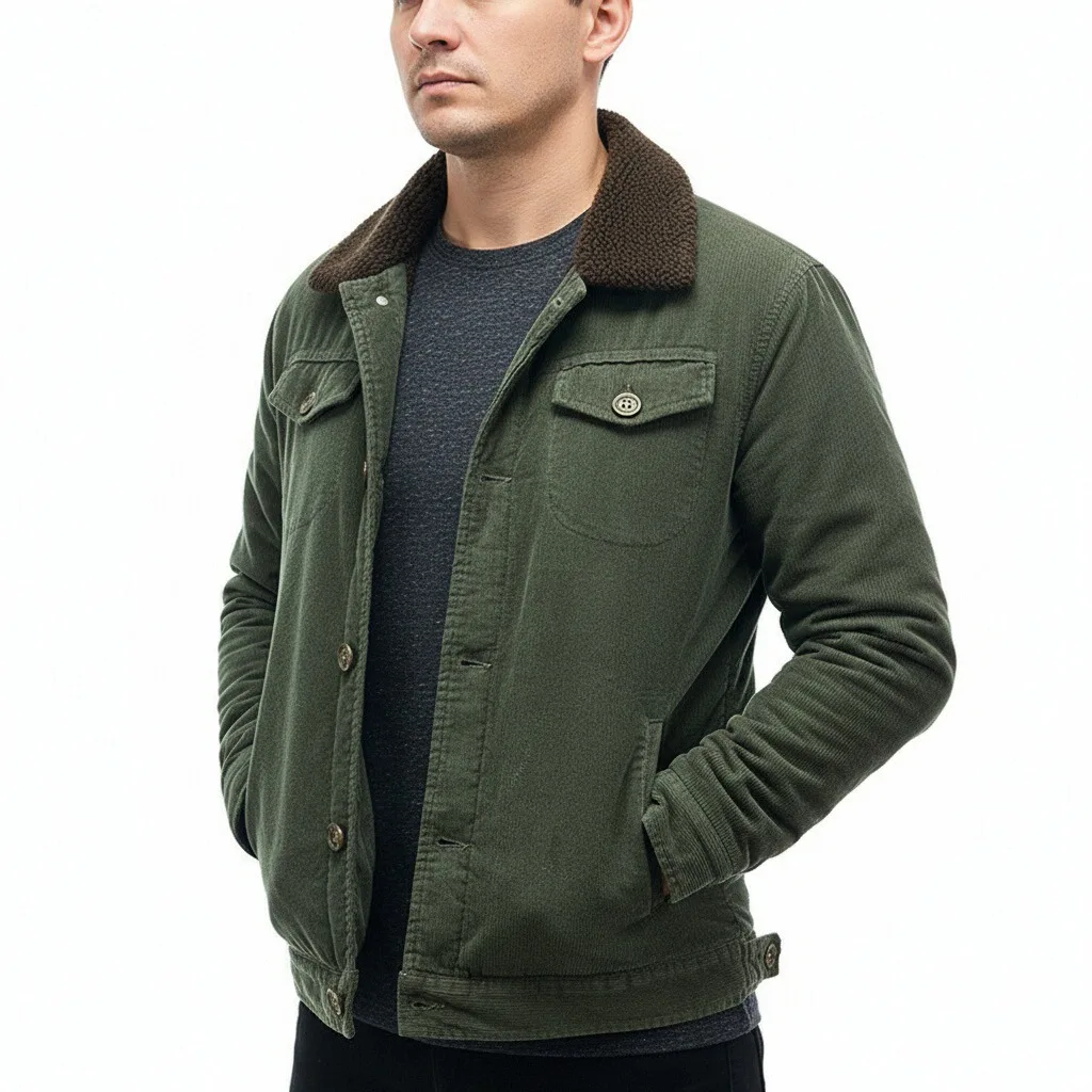 Premium Corduroy Jacket 2025 Men Warm Business Lapel Design Cold Protection Parka Korean Style Winter Windproof Padded Coat
Premium Corduroy Jacket 2025 Men Warm Business Lapel Design Cold Protection Parka Korean Style Winter Windproof Padded Coat