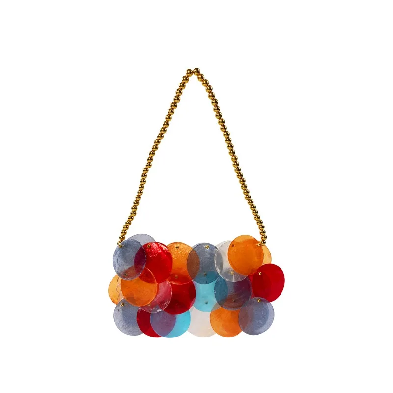 Luxury Fairy Shell Sequin Hand Weaving Beaded Evening Bag Natural Fritillary Piece Bag Ladies Party Wedding Elegant Phone Bag
Luxury Fairy Shell Sequin Hand Weaving Beaded Evening Bag Natural Fritillary Piece Bag Ladies Party Wedding Elegant Phone Bag