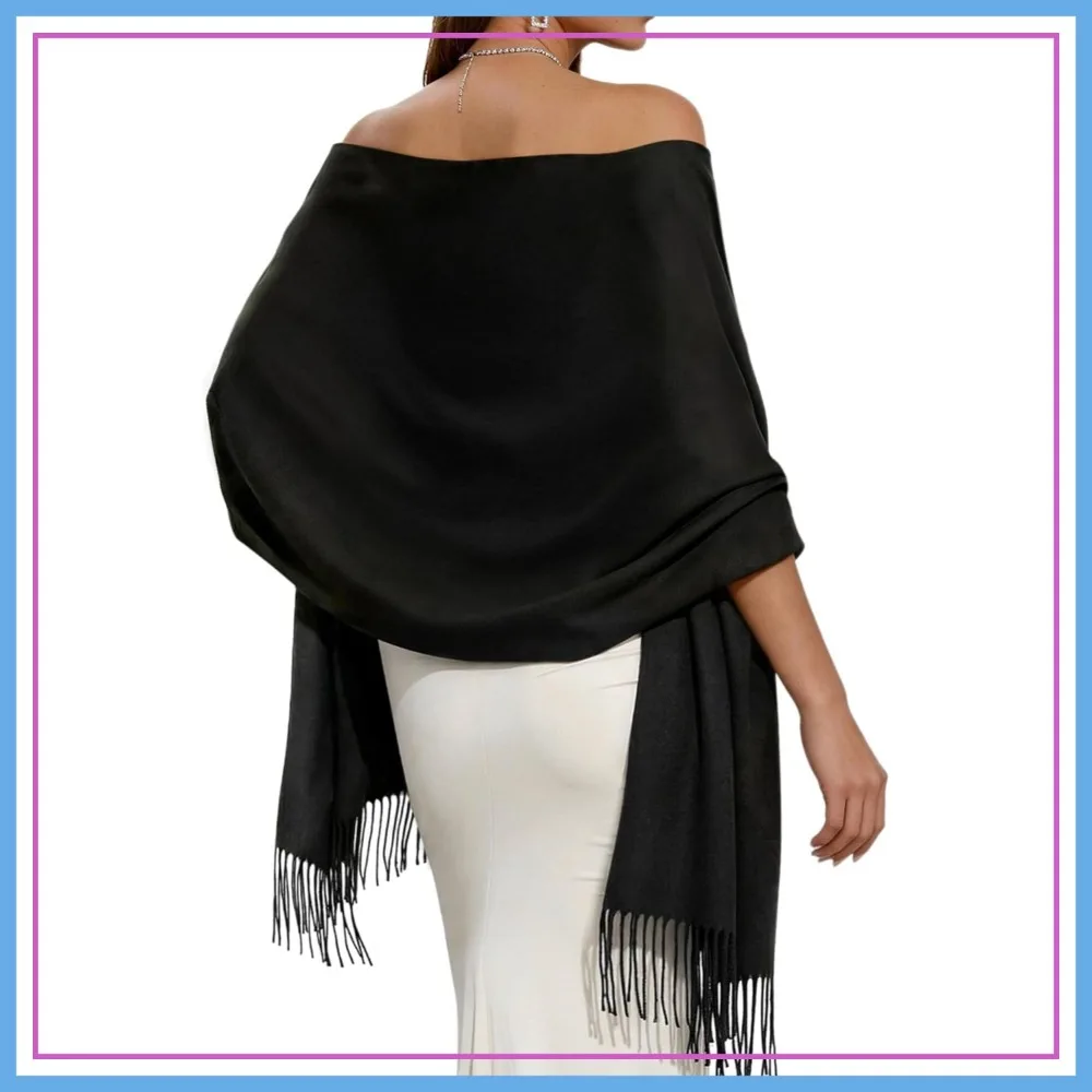 Pashmina Shawls and Wraps for Evening Dress Women's Scarf Wedding Bride Bridesmaid Gifts Winter Scarves
Pashmina Shawls and Wraps for Evening Dress Women's Scarf Wedding Bride Bridesmaid Gifts Winter Scarves