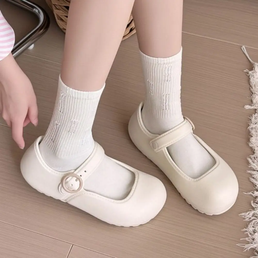 Fashion Candy Color EVA MaryJane Slippers Lolita Soft Sole Square Toe Ballerina Flats Anti-slip EVA Ballet Shoes Girl
Fashion Candy Color EVA MaryJane Slippers Lolita Soft Sole Square Toe Ballerina Flats Anti-slip EVA Ballet Shoes Girl