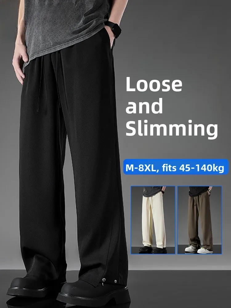 MoChao повседневные брюки большого размера, мужские летние тонкие свободные широкие спортивные брюки, свободные драпированные прямые длинные брюки, дышащие
MoChao повседневные брюки большого размера, мужские летние тонкие свободные широкие спортивные брюки, свободные драпированные прямые длинные брюки, дышащие