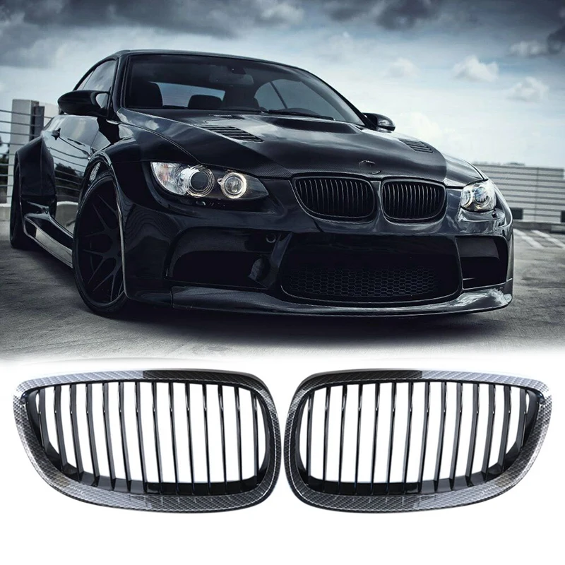 New-Carbon Fiber Look Front Bumper Kidney Grill Grille for-BMW E92 E93 328I 335I M3 Coupe 2006-2013 51137157275 51137157276
New-Carbon Fiber Look Front Bumper Kidney Grill Grille for-BMW E92 E93 328I 335I M3 Coupe 2006-2013 51137157275 51137157276
