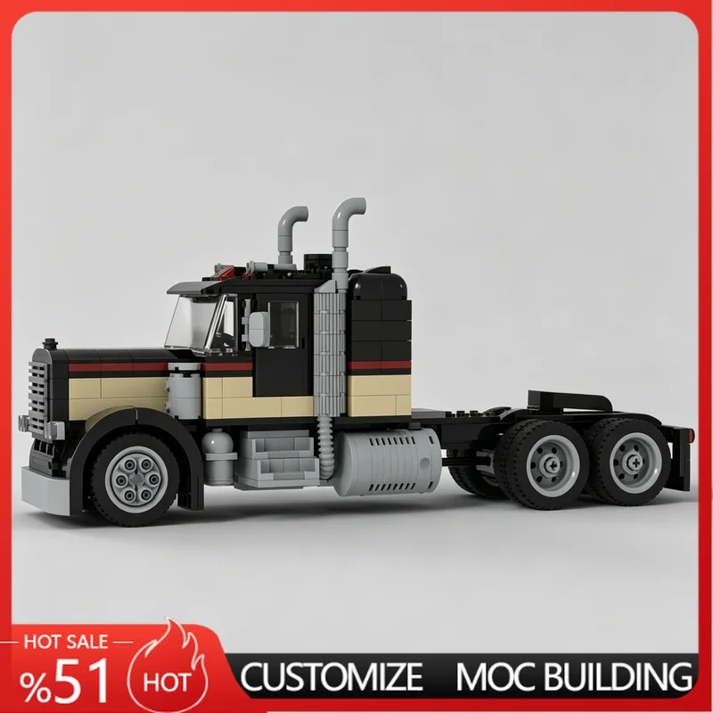 742Pcs Smokey And The Bandit Truck MOC Building Blocks Model Assembly Educational Toy Customize Creative Display Popular Gifts
742Pcs Smokey And The Bandit Truck MOC Building Blocks Model Assembly Educational Toy Customize Creative Display Popular Gifts