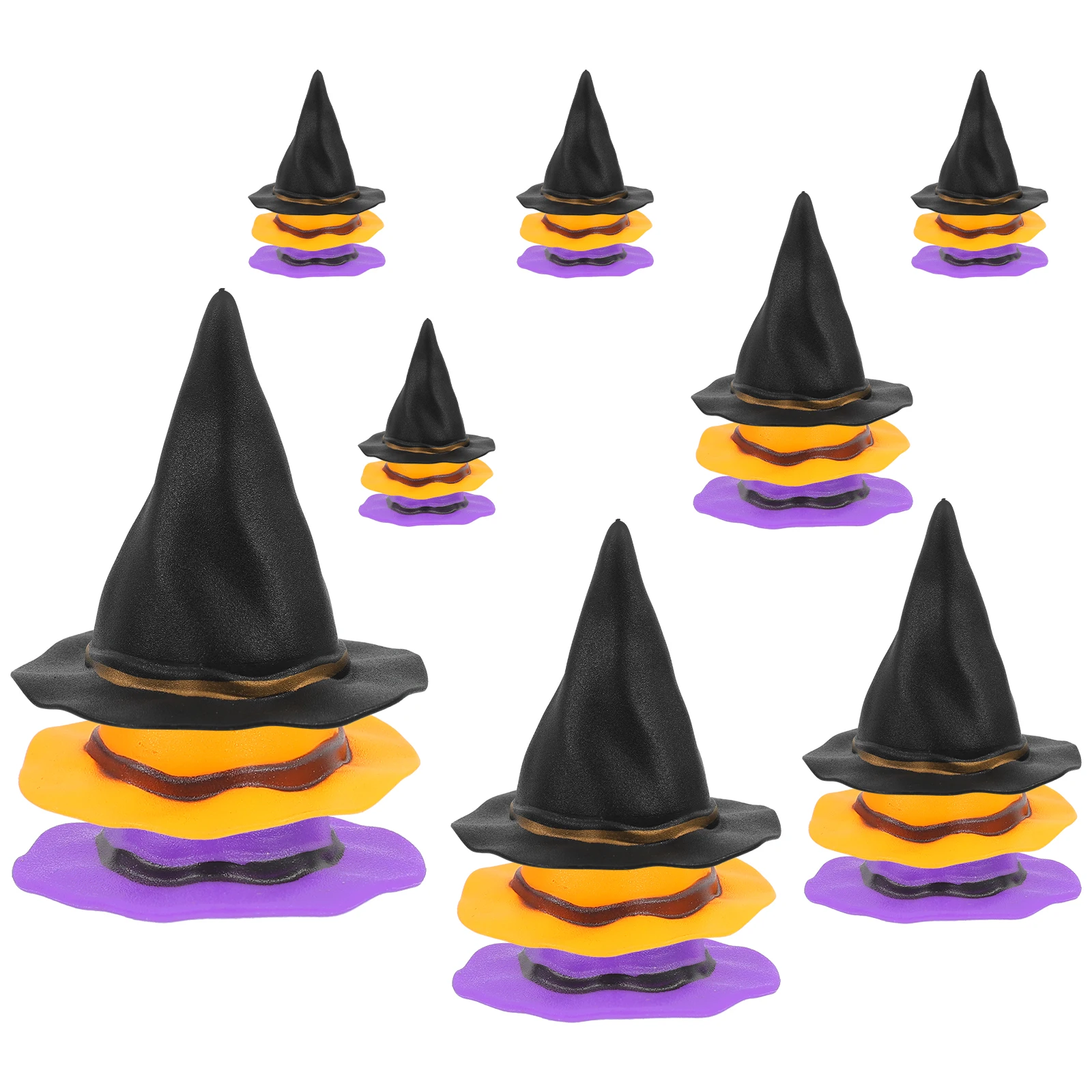 24Pcs Tiny Witch Hats Halloween Bottle Covers Mini Wine Bottle Toppers Decorative Party Accessories DIY Hats 
24Pcs Tiny Witch Hats Halloween Bottle Covers Mini Wine Bottle Toppers Decorative Party Accessories DIY Hats