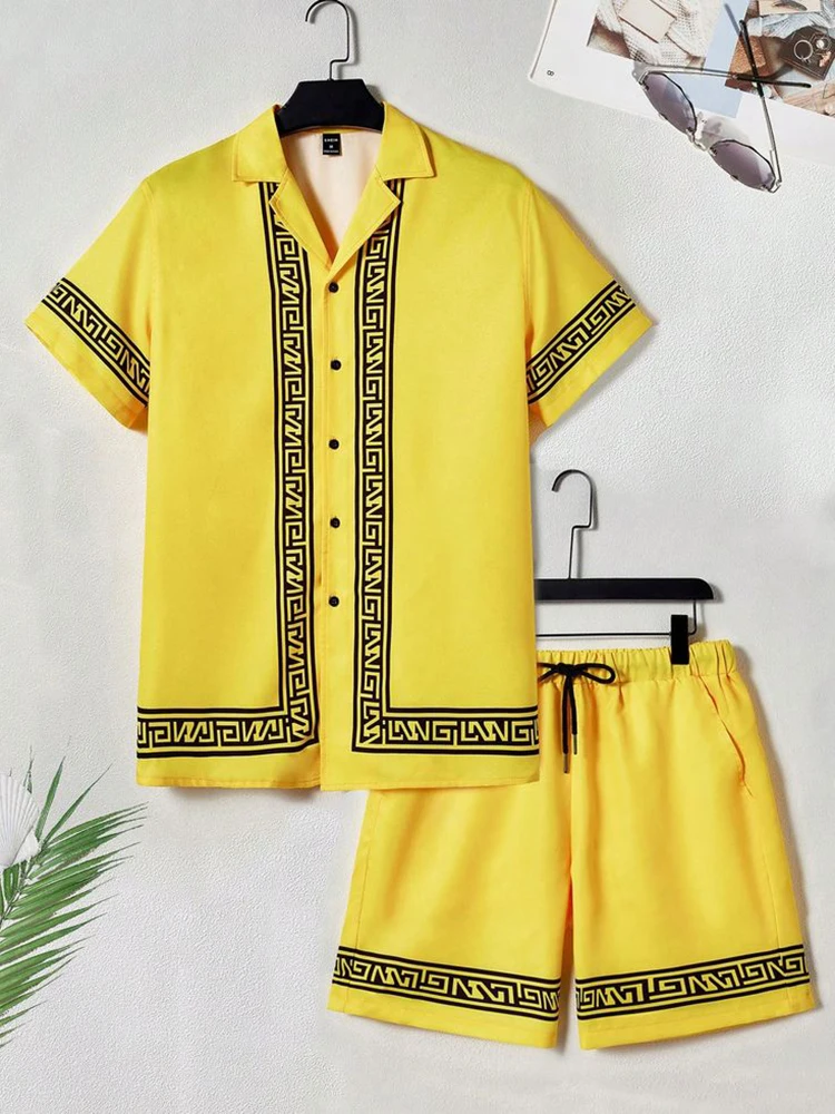 Streetwear, Hawaiian suits, men's 3D Printed Shirt sets, Summer Fashion short-sleeved shirts, Casual large-sized Beach Shorts
Streetwear, Hawaiian suits, men's 3D Printed Shirt sets, Summer Fashion short-sleeved shirts, Casual large-sized Beach Shorts