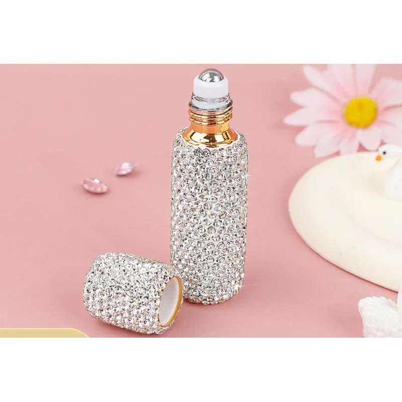 Diamond-encrusted Beaded Bottle, 10ml Light-proof Roll-on Bottle, Perfume Sample Empty Bottle, Portable Travel Small Bottle
Diamond-encrusted Beaded Bottle, 10ml Light-proof Roll-on Bottle, Perfume Sample Empty Bottle, Portable Travel Small Bottle