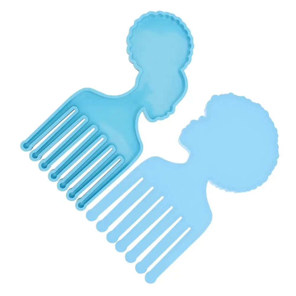 2 pcs Crystal Epoxy Mold Simple DIY Reverse Silicone Comb Afro Hair Accessories Craft Project Jewelry Making Tool
2 pcs Crystal Epoxy Mold Simple DIY Reverse Silicone Comb Afro Hair Accessories Craft Project Jewelry Making Tool
