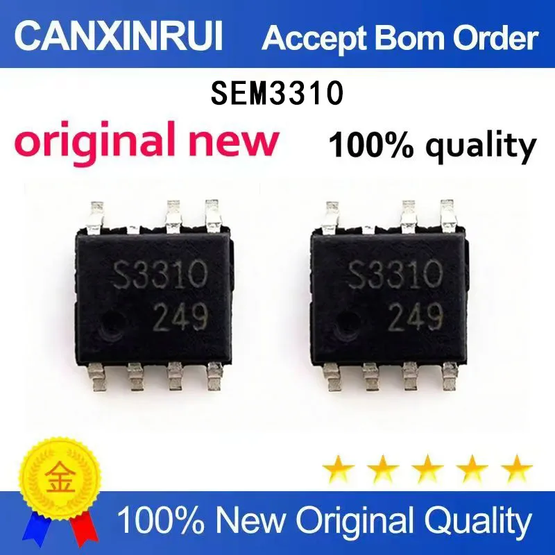 (5-100 Pieces) Brand new original SEM3310 silk screen S3310 S3310A SOP-7 LCD power driver IC chip
(5-100 Pieces) Brand new original SEM3310 silk screen S3310 S3310A SOP-7 LCD power driver IC chip