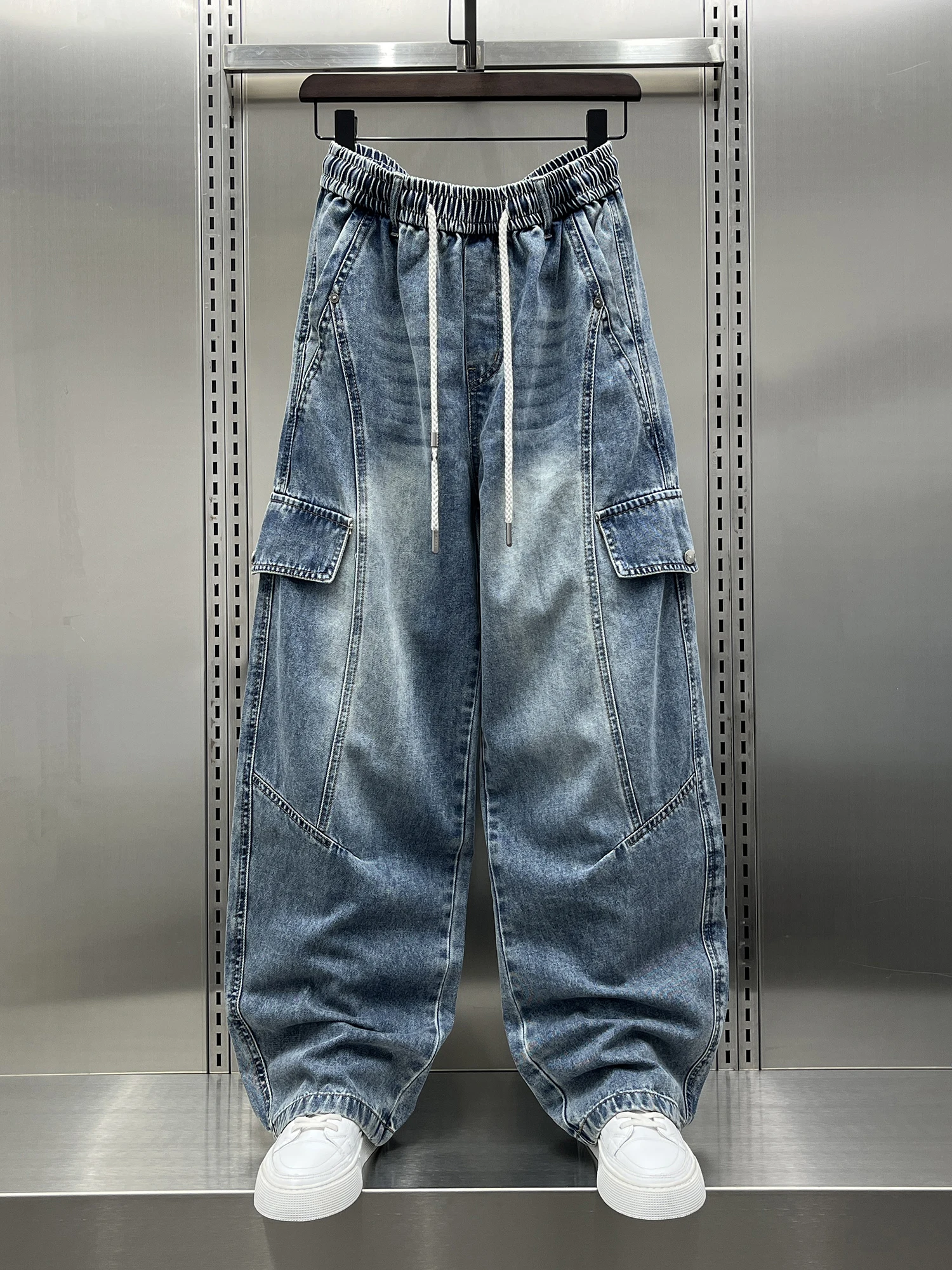 Waed Straight Leg Men's Jeans High Street Sle adient Color Denim Pants Spring New Trend Retro Workwear Look Long Trousers
Waed Straight Leg Men's Jeans High Street Sle adient Color Denim Pants Spring New Trend Retro Workwear Look Long Trousers