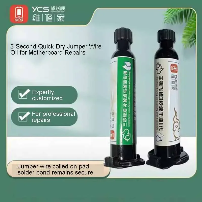 YCS 3S UV Curing Green Oil Rapid Curing High-Temperature Resistant 3 Seconds Quick-Drying Curing Solder Mask Green Oil
YCS 3S UV Curing Green Oil Rapid Curing High-Temperature Resistant 3 Seconds Quick-Drying Curing Solder Mask Green Oil