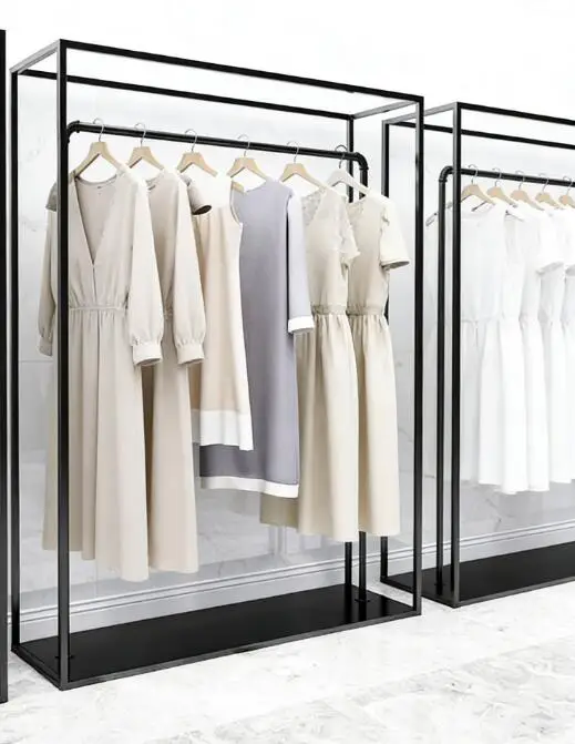 Men's And Women's Clothing Store Display Shelves Retail Shop Organizer Fashion Apparel Rack for Business
Men's And Women's Clothing Store Display Shelves Retail Shop Organizer Fashion Apparel Rack for Business