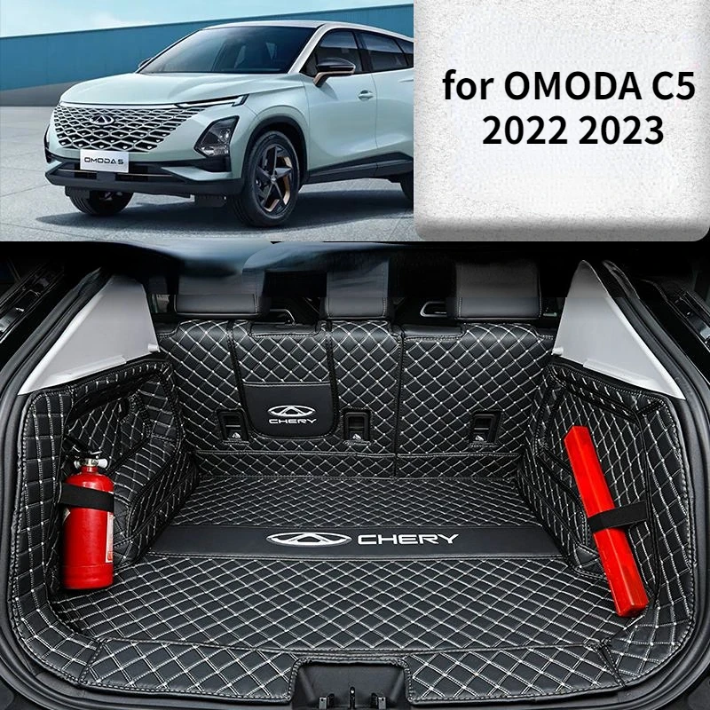 Коврики для багажника автомобиля для OMODA C5 2022 2023, защитный коврик для багажника, сумки для хранения, подкладка для груза, аксессуары для салона автомобиля
Коврики для багажника автомобиля для OMODA C5 2022 2023, защитный коврик для багажника, сумки для хранения, подкладка для груза, аксессуары для салона автомобиля