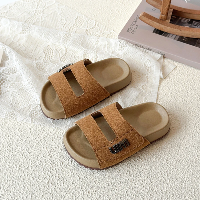 Baby Solid Flat Home Sandals Boys Toddlers Simple Anti-Slip Floor Slides Kids Breathable Wear-Resistant Daily Indoor House Shoes
Baby Solid Flat Home Sandals Boys Toddlers Simple Anti-Slip Floor Slides Kids Breathable Wear-Resistant Daily Indoor House Shoes