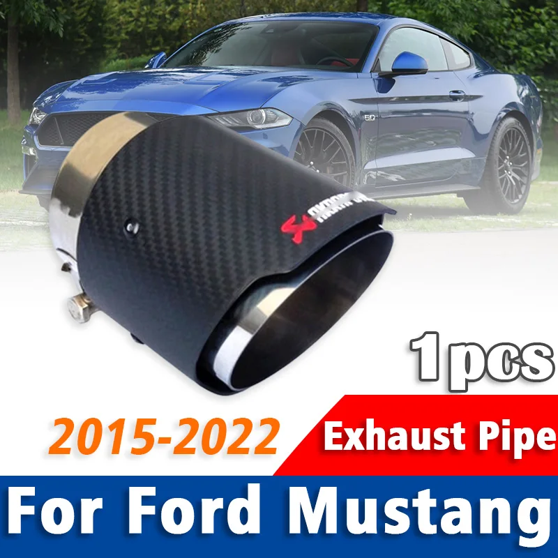 1Pcs Carbon Fiber + Stainless Steel Exhaust Pipe Muffler For Ford Mustang 2015-2022 Tailpipe Muffler Tip Car Accessories
1Pcs Carbon Fiber + Stainless Steel Exhaust Pipe Muffler For Ford Mustang 2015-2022 Tailpipe Muffler Tip Car Accessories