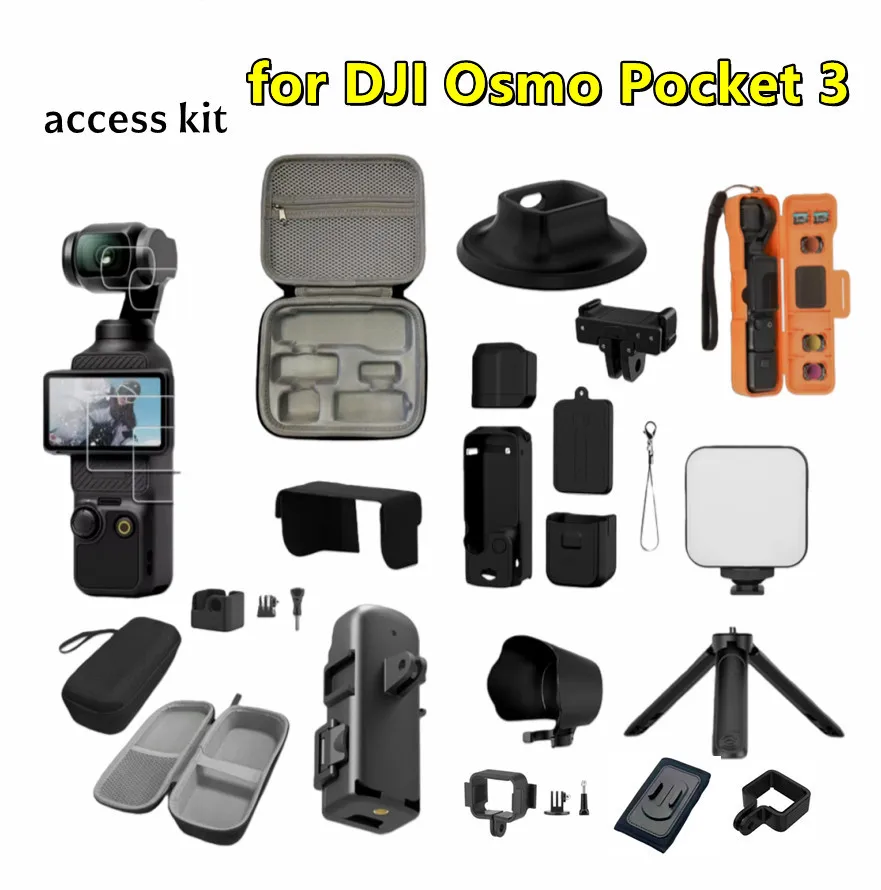 Screen Lens Protector Silicone Protective Case Cover Magnetic Adapter Frame for DJI Osmo Pocket 3 Accessories Kit Tempered Glass
Screen Lens Protector Silicone Protective Case Cover Magnetic Adapter Frame for DJI Osmo Pocket 3 Accessories Kit Tempered Glass