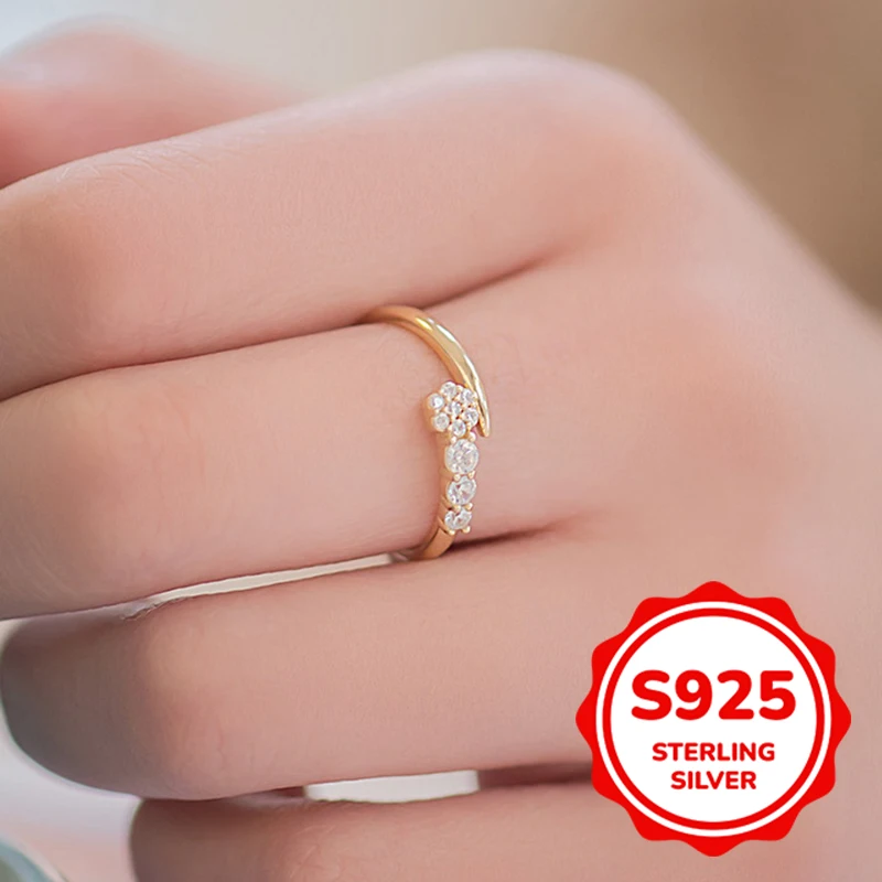 S925 authentic sterling silver versatile elegant snake nail split-layer open ring for women retro light luxury exquisite simple
S925 authentic sterling silver versatile elegant snake nail split-layer open ring for women retro light luxury exquisite simple