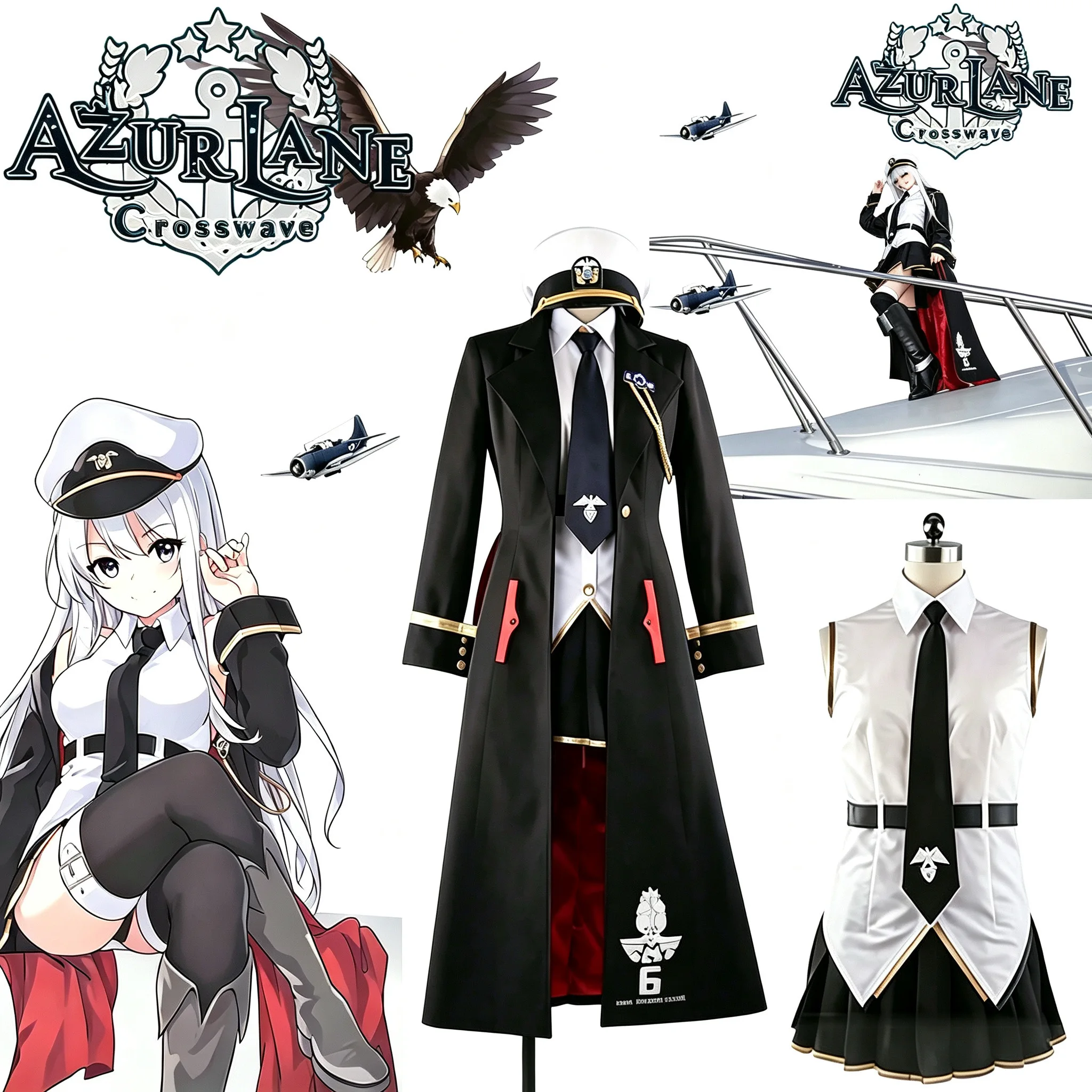 Anime Azur Lane Enterprise B Cosplay Costume Azur Lane Cosplay Costume Custom Made Full Set Halloween
Anime Azur Lane Enterprise B Cosplay Costume Azur Lane Cosplay Costume Custom Made Full Set Halloween