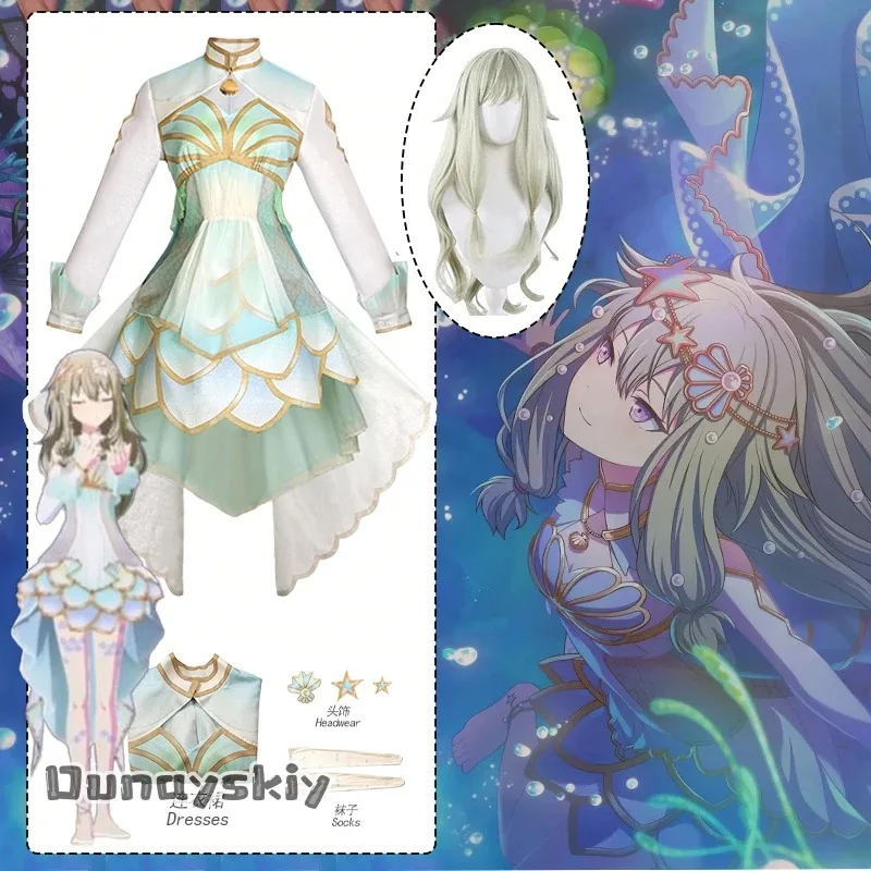 Kusanagi Nene Cosplay Project Sekai S2 Costume Mermaid Princess Lolita Women's Dresses Anime Role-playing Outfits Wig Prop Suits
Kusanagi Nene Cosplay Project Sekai S2 Costume Mermaid Princess Lolita Women's Dresses Anime Role-playing Outfits Wig Prop Suits