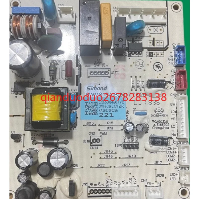 Applicable to Skyworth refrigerator BCD-221WTSY computer board main board B202-001-MA03
Applicable to Skyworth refrigerator BCD-221WTSY computer board main board B202-001-MA03