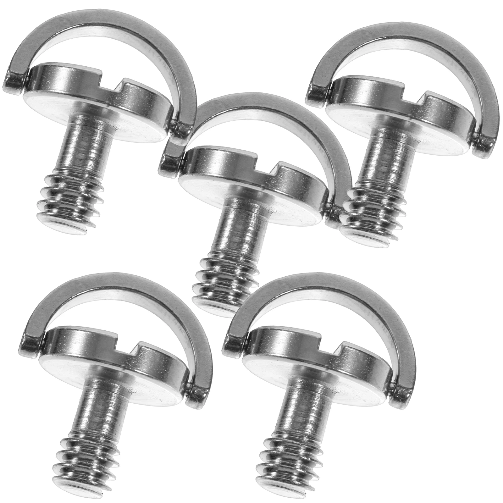 5pcs Camera Fixing Screw 1/4 D-ring Tripod Mount Male Quick Release Plate Compatible Nickel Plated Iron Photography Accessories
5pcs Camera Fixing Screw 1/4 D-ring Tripod Mount Male Quick Release Plate Compatible Nickel Plated Iron Photography Accessories
