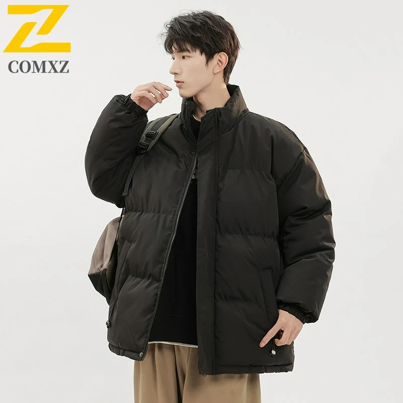 Men Bread Jacket Warm Stand Collar Snow Cotton-Padded Jacket Thickened Solid Color Hiking Travel Ski Windproof Winter Jacket
Men Bread Jacket Warm Stand Collar Snow Cotton-Padded Jacket Thickened Solid Color Hiking Travel Ski Windproof Winter Jacket