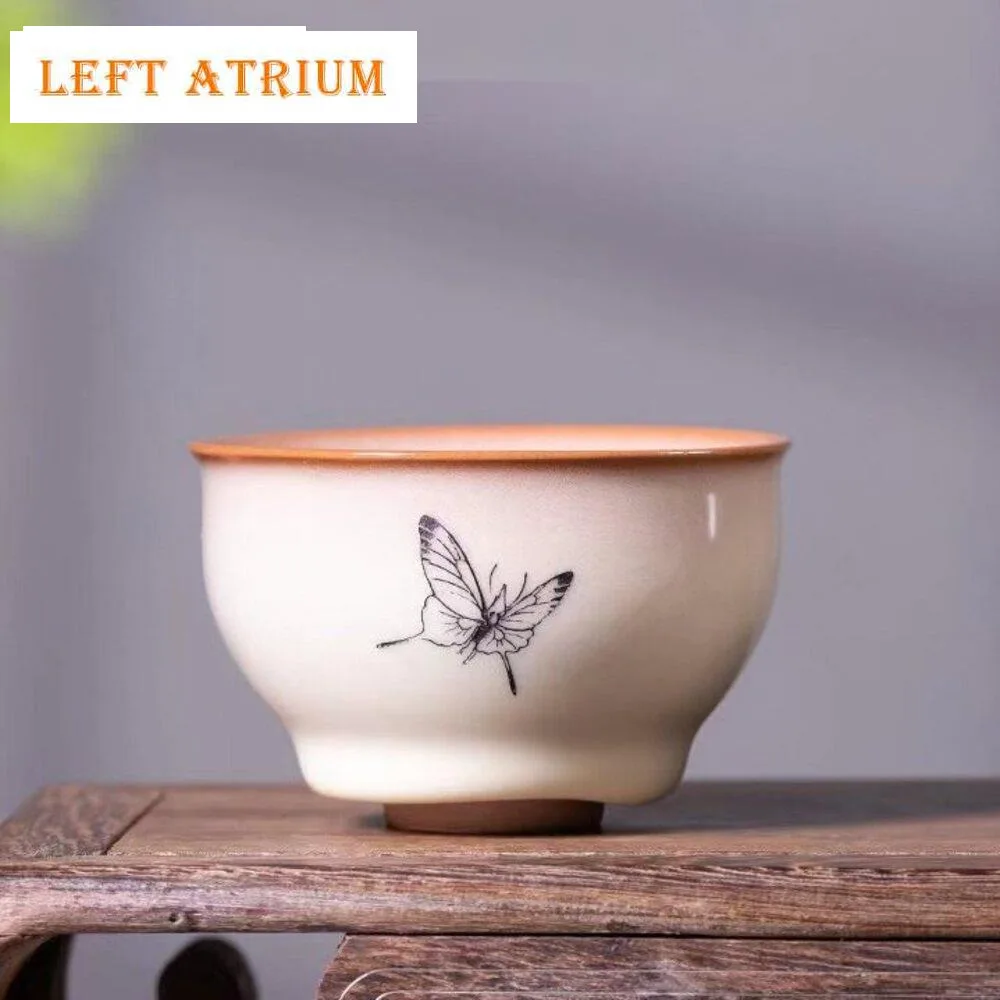 70ml Handmade Lard Frozen Cream Porcelain Teacup Longquan Celadon Butterfly Master Single Cup Personal Cricket Tea Bowl Teaware
70ml Handmade Lard Frozen Cream Porcelain Teacup Longquan Celadon Butterfly Master Single Cup Personal Cricket Tea Bowl Teaware
