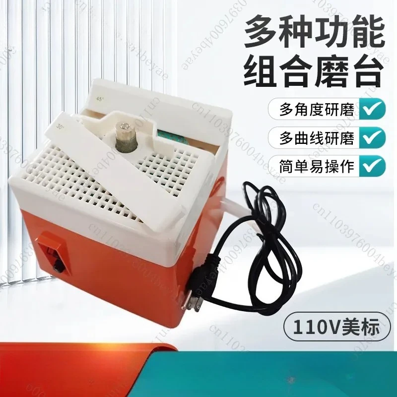 110V American standard DIY combination water grinding table, small grinder, power tools, dust-proof edger to grind glass
110V American standard DIY combination water grinding table, small grinder, power tools, dust-proof edger to grind glass