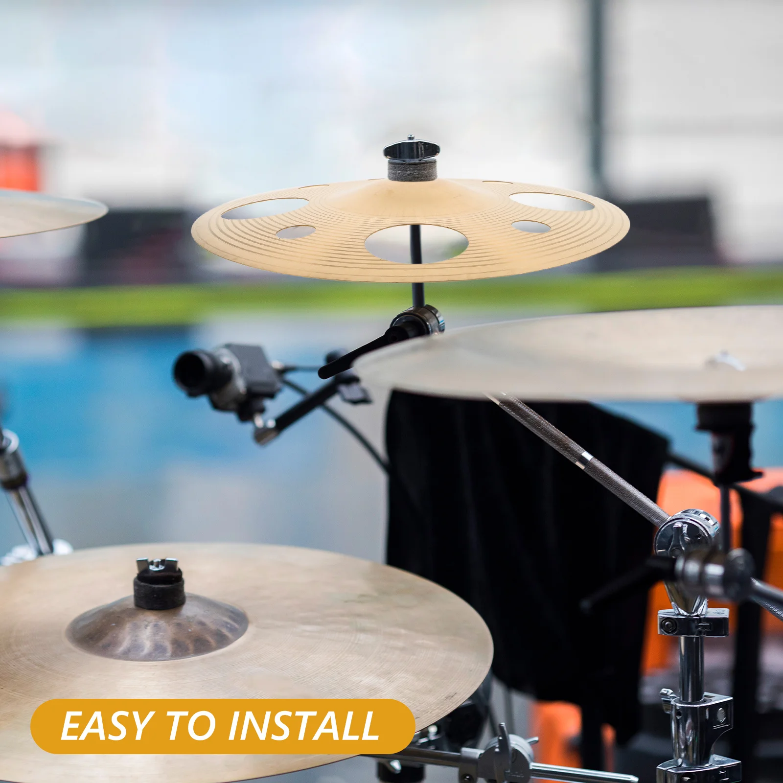 10inch Hand Cymbal Alloy Perforated Unique Design Water Cymbal Effect Lightweight Portable Performance Drum Cymbals 
10inch Hand Cymbal Alloy Perforated Unique Design Water Cymbal Effect Lightweight Portable Performance Drum Cymbals