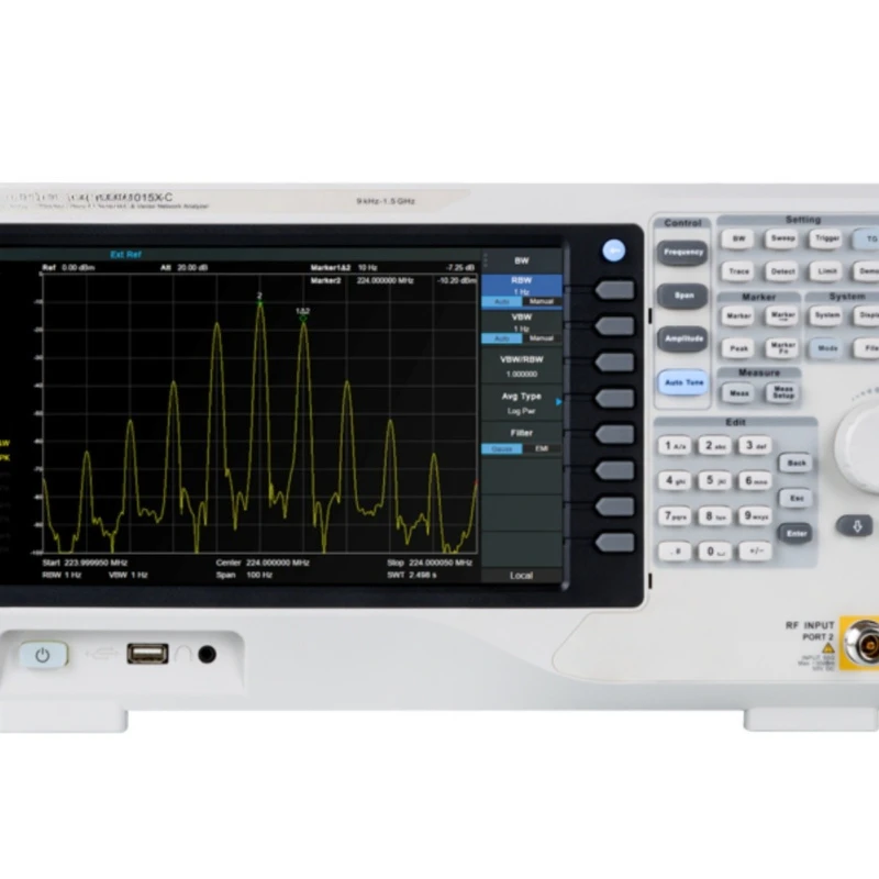 SSA1015X-C Spectrum Analyzer 9KHz-1.5GHz Amplitude Accuracy 1.2dB
SSA1015X-C Spectrum Analyzer 9KHz-1.5GHz Amplitude Accuracy 1.2dB
