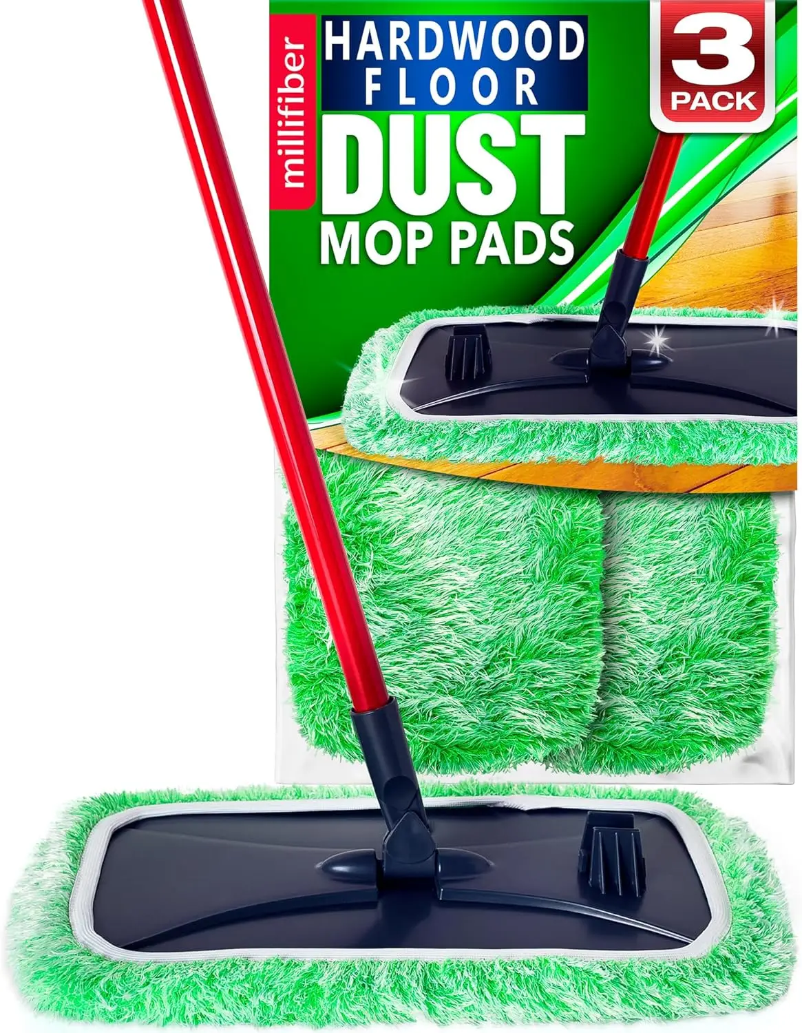 Heavy Duty Microfiber Floor Duster Refill, 15x8 Inches, 3-Pack, Compatible with All 15x8 Mop Heads
Heavy Duty Microfiber Floor Duster Refill, 15x8 Inches, 3-Pack, Compatible with All 15x8 Mop Heads