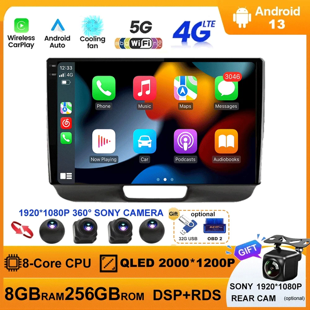 Android 13 Auto Radio for HONDA N-BOX 2011 -2017 4G Car Multimedia GPS Voice Wireless CarPlay 2 din Autoradio Navigation
Android 13 Auto Radio for HONDA N-BOX 2011 -2017 4G Car Multimedia GPS Voice Wireless CarPlay 2 din Autoradio Navigation