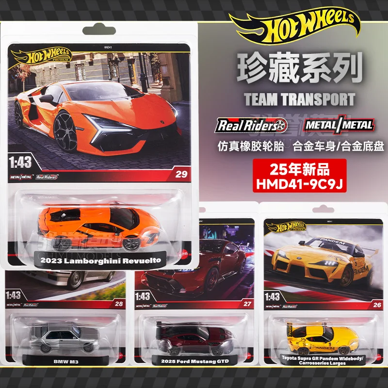 Hot Wheels M3 REVUELTO MUSTANG GTD SUPRA metal diecast car models toys for boys 2025 1/64 HMD41
Hot Wheels M3 REVUELTO MUSTANG GTD SUPRA metal diecast car models toys for boys 2025 1/64 HMD41