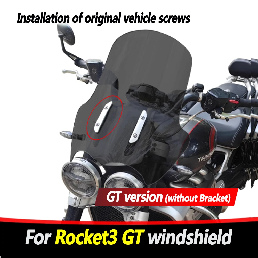 For Triumph Rocket3 GT version Motorcycle Windshield Modification Rocket3 R version Windshield High quality Front Windshield
For Triumph Rocket3 GT version Motorcycle Windshield Modification Rocket3 R version Windshield High quality Front Windshield