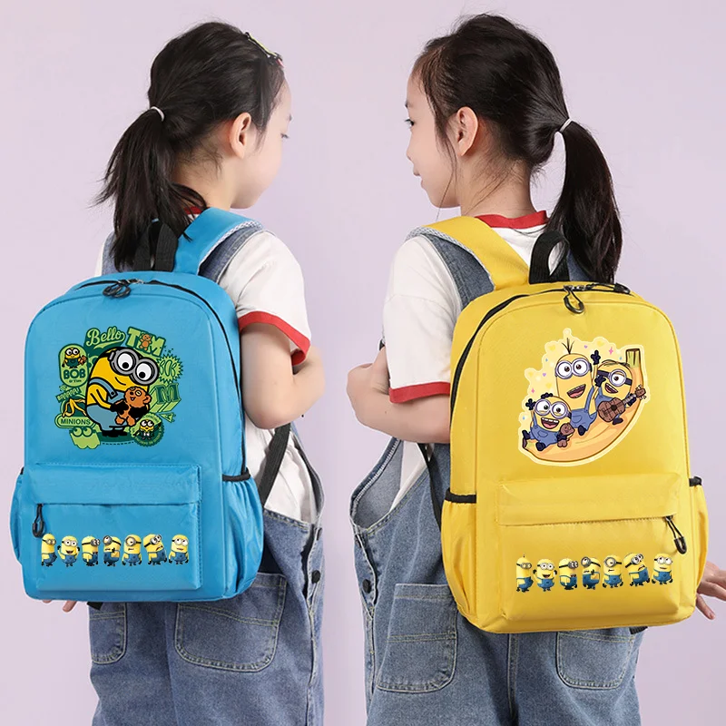 2026 Minions SchoolBag Large-capacity Portable Travel Backpack Kawaii Cartoon Letter A-Z Printed School Bookbag Laptop Bag Gifts
2026 Minions SchoolBag Large-capacity Portable Travel Backpack Kawaii Cartoon Letter A-Z Printed School Bookbag Laptop Bag Gifts