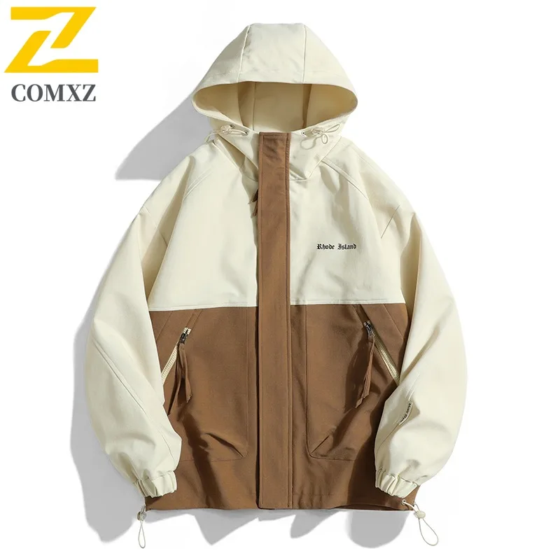 COMXZ Men Jacket Premium Hooded Outdoor Adventure Multi Function Jackets Patchwork Design Travel Windproof Spring Autumn Coat
COMXZ Men Jacket Premium Hooded Outdoor Adventure Multi Function Jackets Patchwork Design Travel Windproof Spring Autumn Coat
