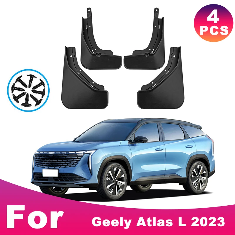 For Geely Atlas L 2023 Automotive Tire Mudguard Waterproof Prevent Mud Splashing Car Mud Flaps Fender Trim 4pcs Accessories
For Geely Atlas L 2023 Automotive Tire Mudguard Waterproof Prevent Mud Splashing Car Mud Flaps Fender Trim 4pcs Accessories