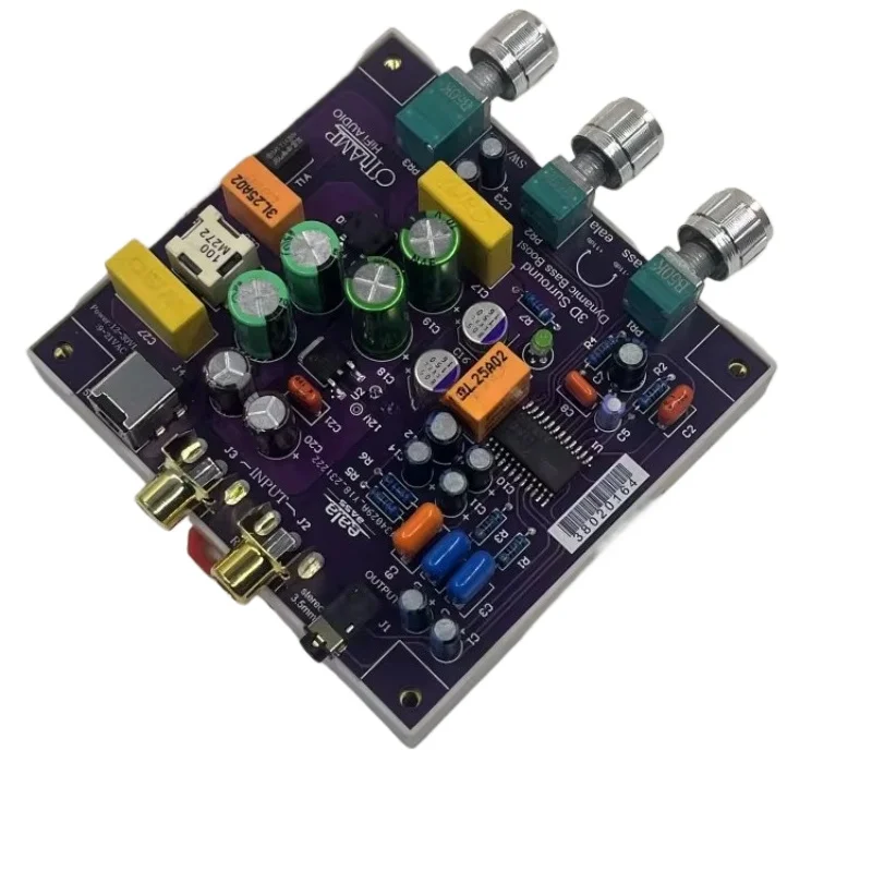 Japan NJM2706 Hi-Fi 3D Surround Sound Effect Device Bass Boost Effect Device SRS Cinema Simulation Preamplifier
Japan NJM2706 Hi-Fi 3D Surround Sound Effect Device Bass Boost Effect Device SRS Cinema Simulation Preamplifier